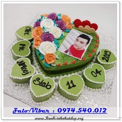 Mẫu Bánh Sinh Nhật Đẹp - A675